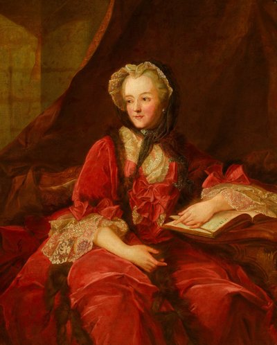 マリーLeszczyńskaの肖像 作： Jean Marc Nattier