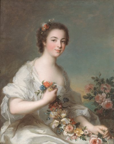 女性の肖像 作： Jean Marc Nattier