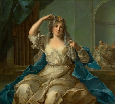 ヴェスタルヴァージンとしての女性の肖像画、1759 作： Jean Marc Nattier