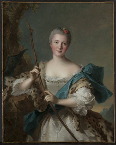 女性の肖像 ： Diana 役 作： Jean Marc Nattier