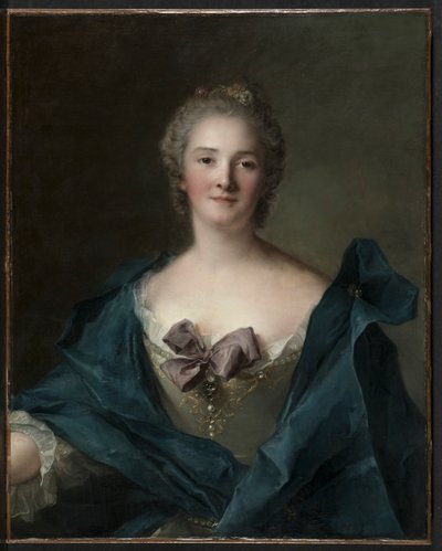 女性の肖像、c。 1748年。 作： Jean Marc Nattier