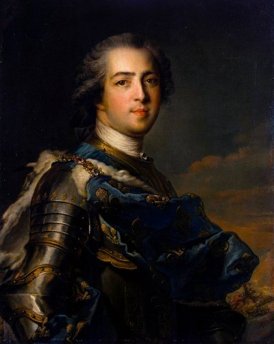 ルイ 15 世の肖像、1710 ～ 1774 年、1745 年。 作： Jean Marc Nattier