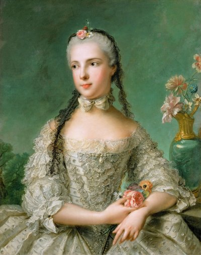 ロココ：オーストリア大公妃イザベラ・オブ・パルマ（1741-1763）の肖像 par Nattier, Jean-Marc (1685-1766) 作： Jean Marc Nattier