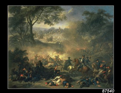 1709年、1717年のポルタヴァの戦い 作： Jean Marc Nattier