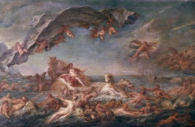 アンフィトリトの勝利、1758 作： Jean Marc Nattier