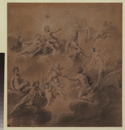神々にアエネアスを提示する金星 作： Jean Marc Nattier