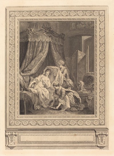 起きる 作： Jean Massard after Pierre Antoine Baudouin