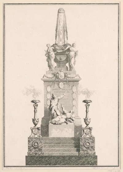 カタファルケ 作： Jean Michel Moreau le Jeune