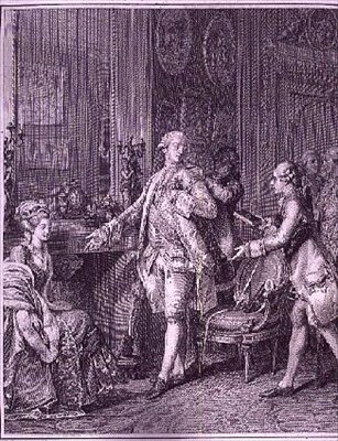 A.L.ロマネ（1742-1810）が彫刻した「大便器」。 作： Jean Michel the Younger (after) Moreau