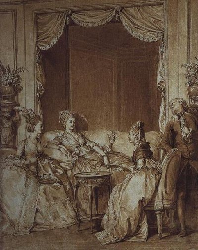 恐れずに、私の良い友達 作： Jean Michel the Younger Moreau