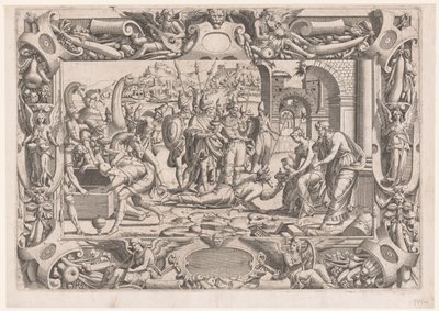 王たちの崇拝 作： Jean Mignon (attributed to)