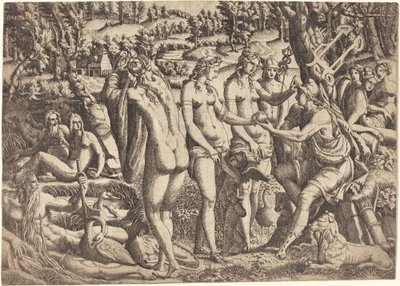 パリの審判 作： Jean Mignon after Luca Penni
