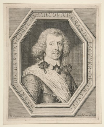 アンリ・ド・ロレーヌ、ハーコート伯爵、カデ・ラ・パールと呼ばれる（1601-1666） 作： Jean Morin