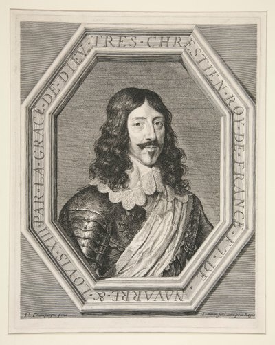 フランス王ルイ13世（1601年～1643年） 作： Jean Morin