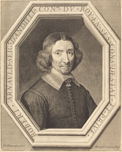 アルノー・ダンディリー 作： Jean Morin after Philippe de Champaigne
