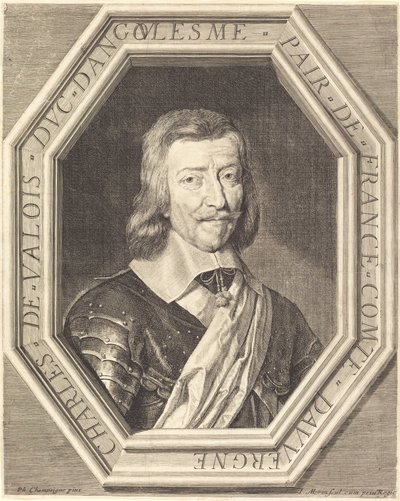 アングレーム公シャルル・ド・ヴァロワ 作： Jean Morin after Philippe de Champaigne