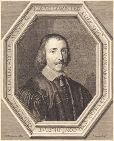 フランソワ・ド・ヴィルモンテ 作： Jean Morin after Philippe de Champaigne
