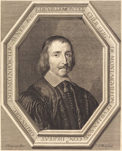 フランソワ・ド・ヴィルモンテ 作： Jean Morin after Philippe de Champaigne