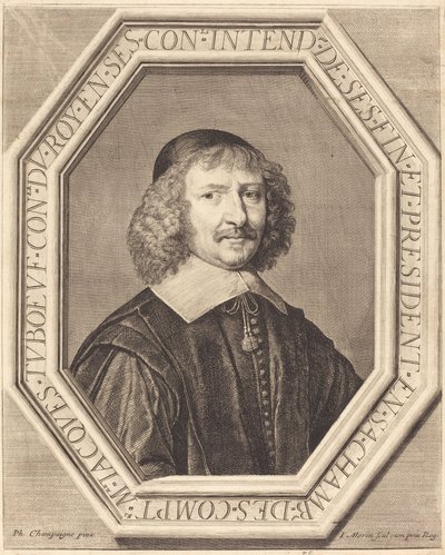 ジャック・トゥブフ 作： Jean Morin after Philippe de Champaigne