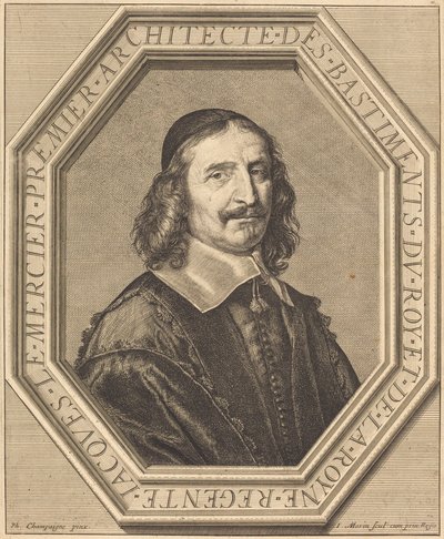 ジャック・ル・メルシエ 作： Jean Morin after Philippe de Champaigne