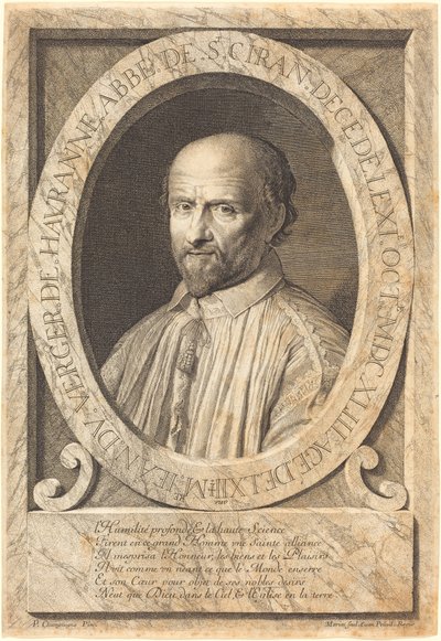 ジャン・デュ・ヴェルジェ・ド・オーランヌ 作： Jean Morin after Philippe de Champaigne