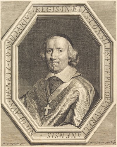 ニコラ・デ・ネッツ 作： Jean Morin after Philippe de Champaigne