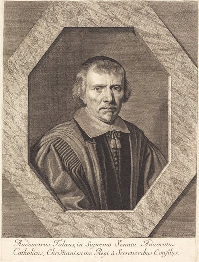 オマー・タロン 作： Jean Morin after Philippe de Champaigne