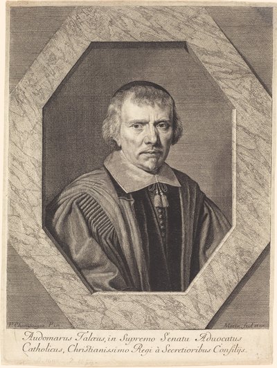 オマー・タロン 作： Jean Morin after Philippe de Champaigne