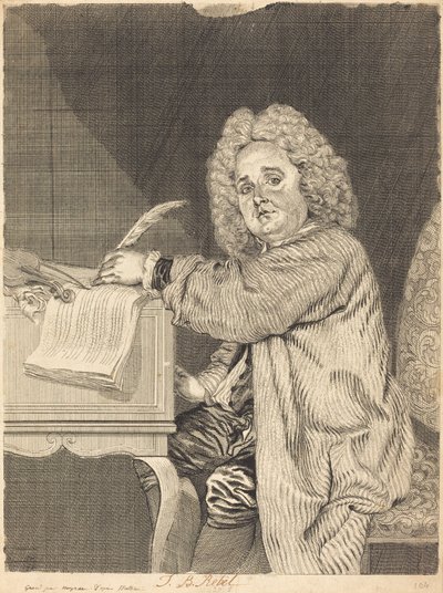 J.-B. 反逆者 作： Jean Moyreau, Antoine Watteau