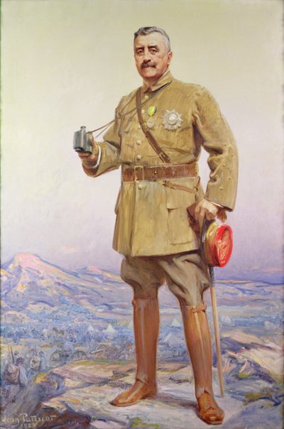 ルイ・フェリックス・フランシェット・エスペリ（1856-1942）、フランス元帥（1832-1942）の肖像 作： Jean Patricot