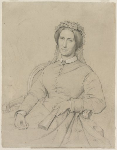 Madame Hippolyte Flandrin Aimée Ancelot, 1869年。 作： Jean Paul Flandrin