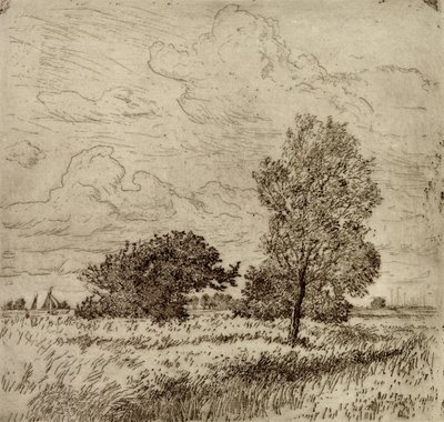 Summer Wind、1904-06（drypoint） 作： Jean Paul Kayser