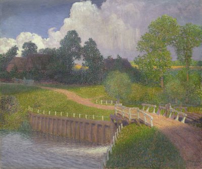 ウォールドルフの水門、1901 作： Jean Paul Kayser