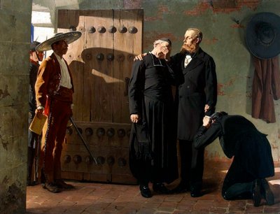 処刑前のメキシコ皇帝マクシミリアン