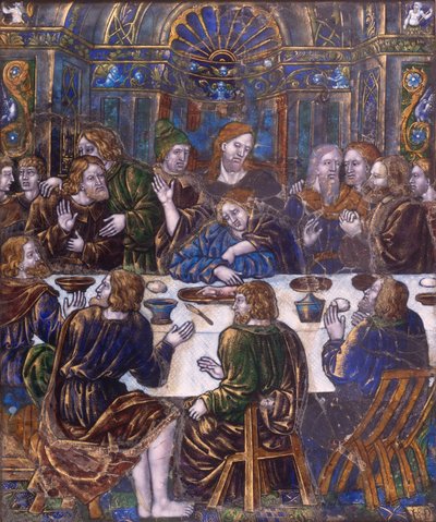 最後の晩餐のプラーク 作： Jean Penicaud I