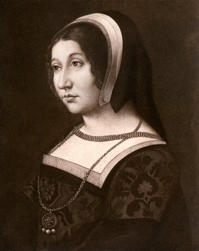 不明な女性、以前はマーガレットチューダー、c1520、1902年として知られていました。 作： ジャン・ペレアル