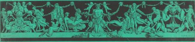 エジプトと古典の人物によるバッカナール 作： Jean Philippe Guy le Gentil, Comte de Paroy, after Charles Monnet
