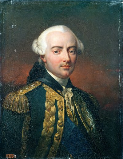 チャールズアンリの肖像（1729-94）スターティング伯爵 作： Jean Pierre Franque