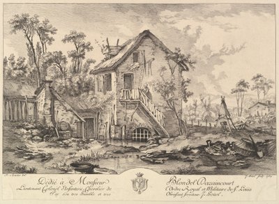 風景、1759。 作： Jean Pierre Houel