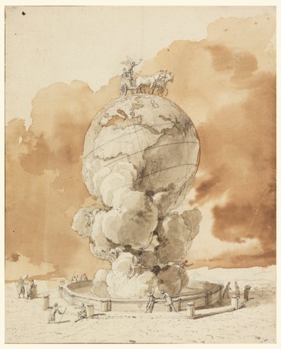パリ広場に建てられる公共モニュメントのデザイン 作： Jean Pierre Louis Laurent Houël
