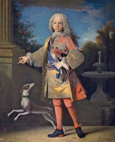 スペインのフェルディナンド 6 世の肖像 1713 ～ 1759 年、1723 年頃。 作： Jean Ranc