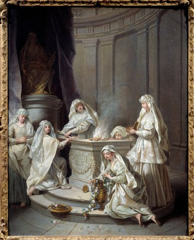 古代の処女たちジャン・ラオウ（1677-1734）による絵画 作： Jean Raoux
