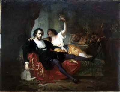 快楽または快楽の乱用によって消滅した天才 作： Jean Raymond Hippolyte Lazerges