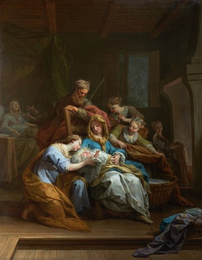 フランス語：La Nativité de la Vierge 作： ジャン・レストアウト