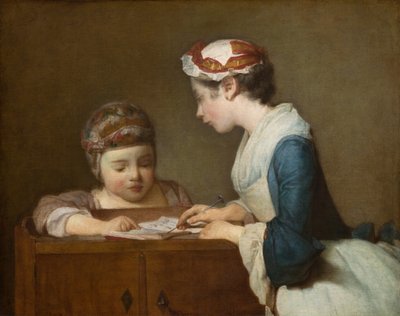 1740年以降の「小さな学芸員」。 作： Jean Baptiste Simeon Chardin