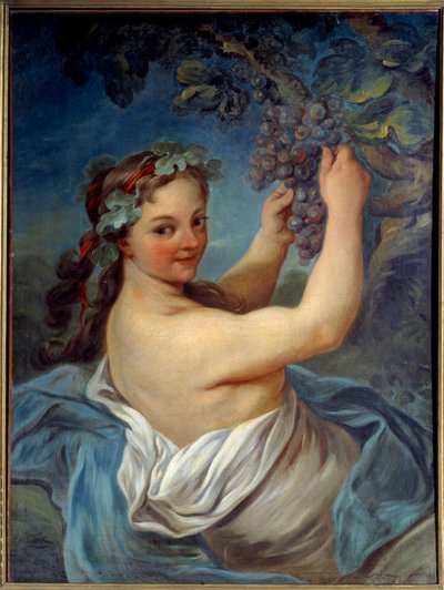 バッカンテ ジャン・シモン・ベルトレミー（1743-1811）の絵画 19世紀 ラオン、ボザール美術館 作： Jean Simon Berthelemy