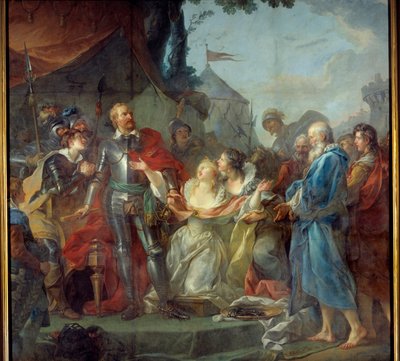 1347年のカレー包囲戦は、カレーの6人のブルジョワの中でも最も有名なサン・ピエトロのユースタッシュが、イングランド王エドワード3世のもとに赴き、カレーの住民の恵みを嘆願したことで実現したものです（1347年8月）。ジャン・シモンによる絵画 作： Jean Simon Berthelemy