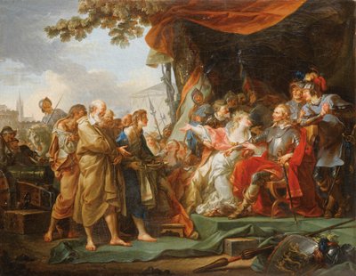 フランス語  Les Bourgeois de Calais カレーのブルジョワたち 作： ジャン=シモン・ベルテルミー