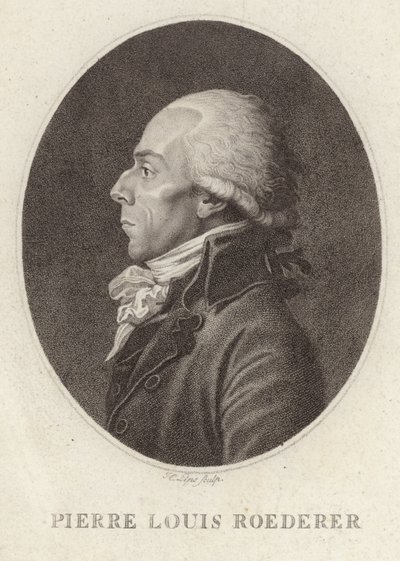 Pierre Louis Roedererの肖像 作： Jean Urbain Guerin