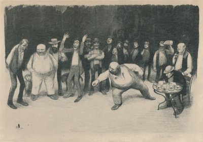 コルク奏者、1919年 作： Jean Veber